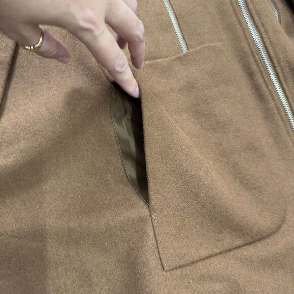 Kate & Mallory Elegant Wool Blend Cape Size L Poncho Cloak  Autumn Coat Luxury - Picture 6 of 13